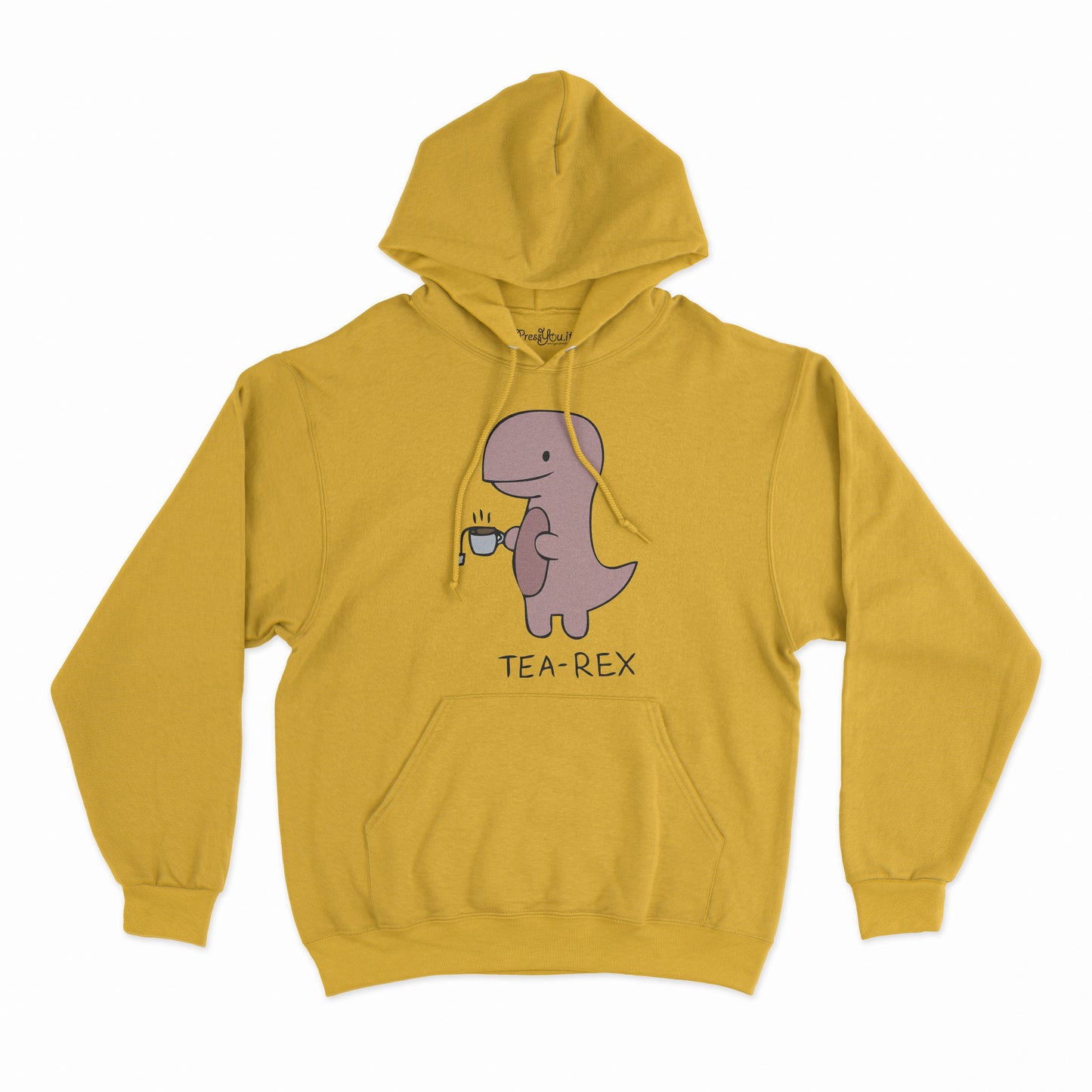 felpa con cappuccio unisex- tea rex