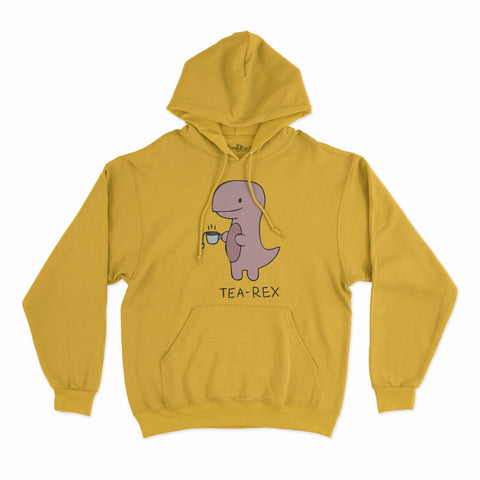 felpa con cappuccio unisex- tea rex