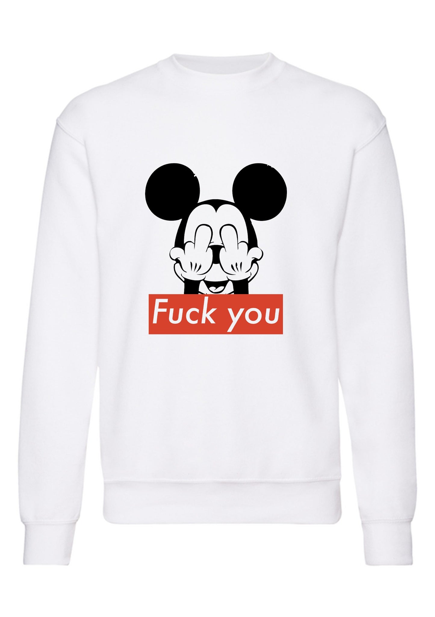 felpa girocollo unisex- fuck you topo