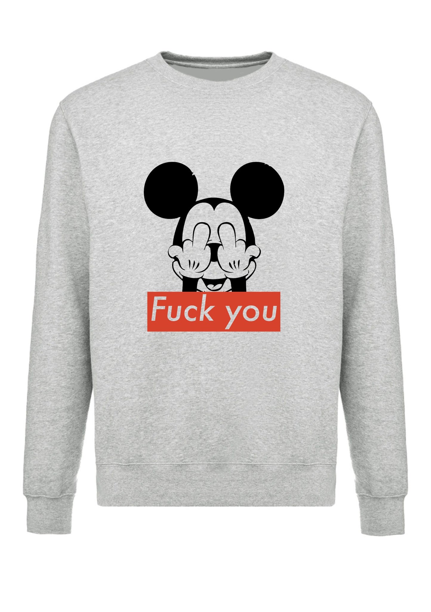 felpa girocollo unisex- fuck you topo