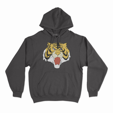 felpa con cappuccio unisex- tigre