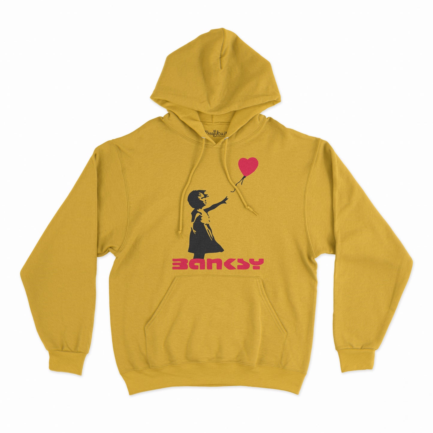 felpa con cappuccio unisex- banksy bambina