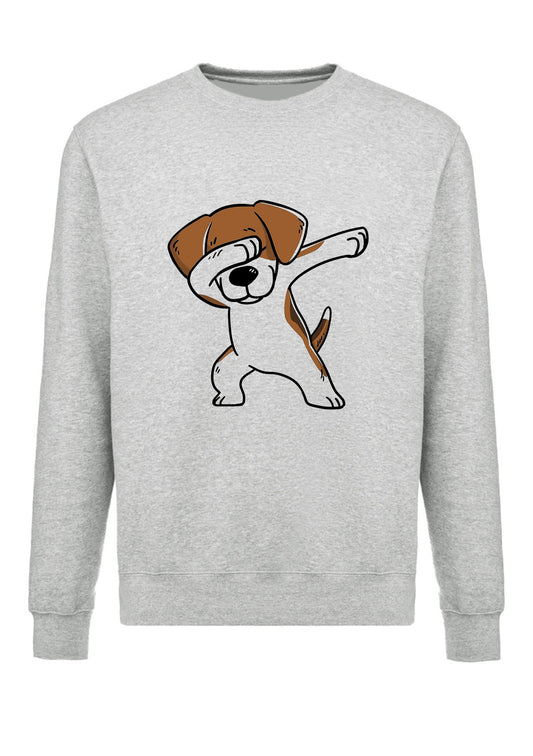 felpa girocollo unisex- dog dab