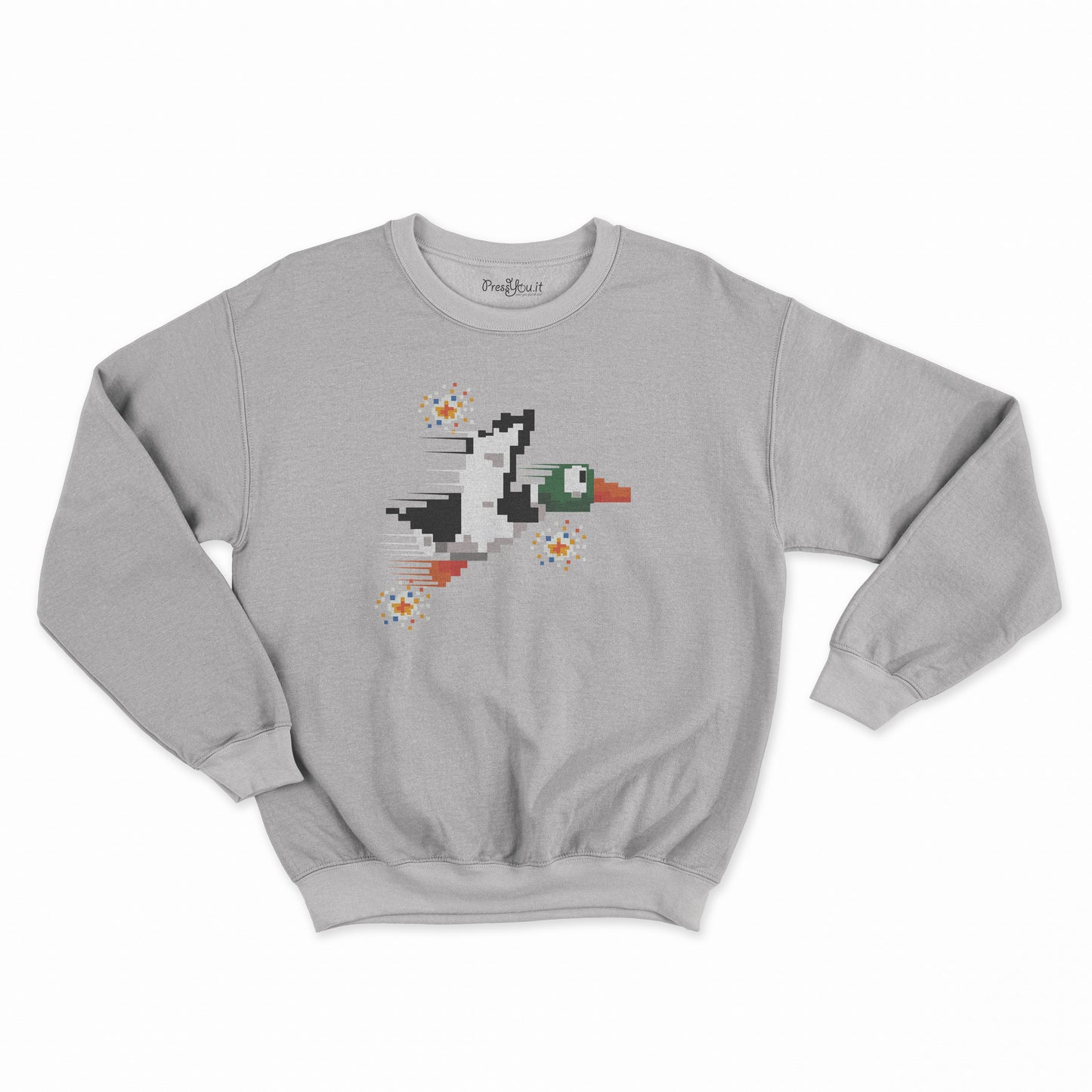 felpa girocollo unisex- DUCK HUNT