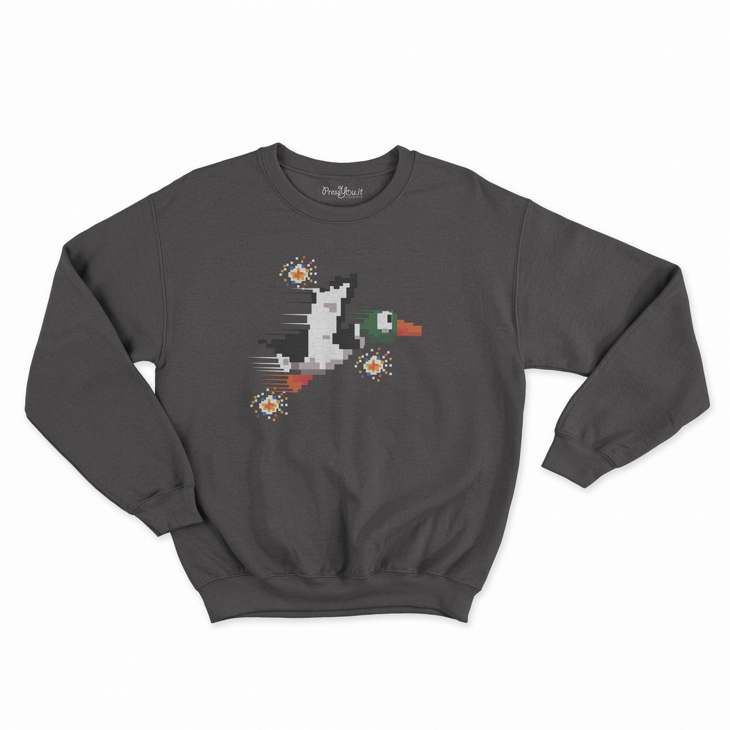 felpa girocollo unisex- DUCK HUNT