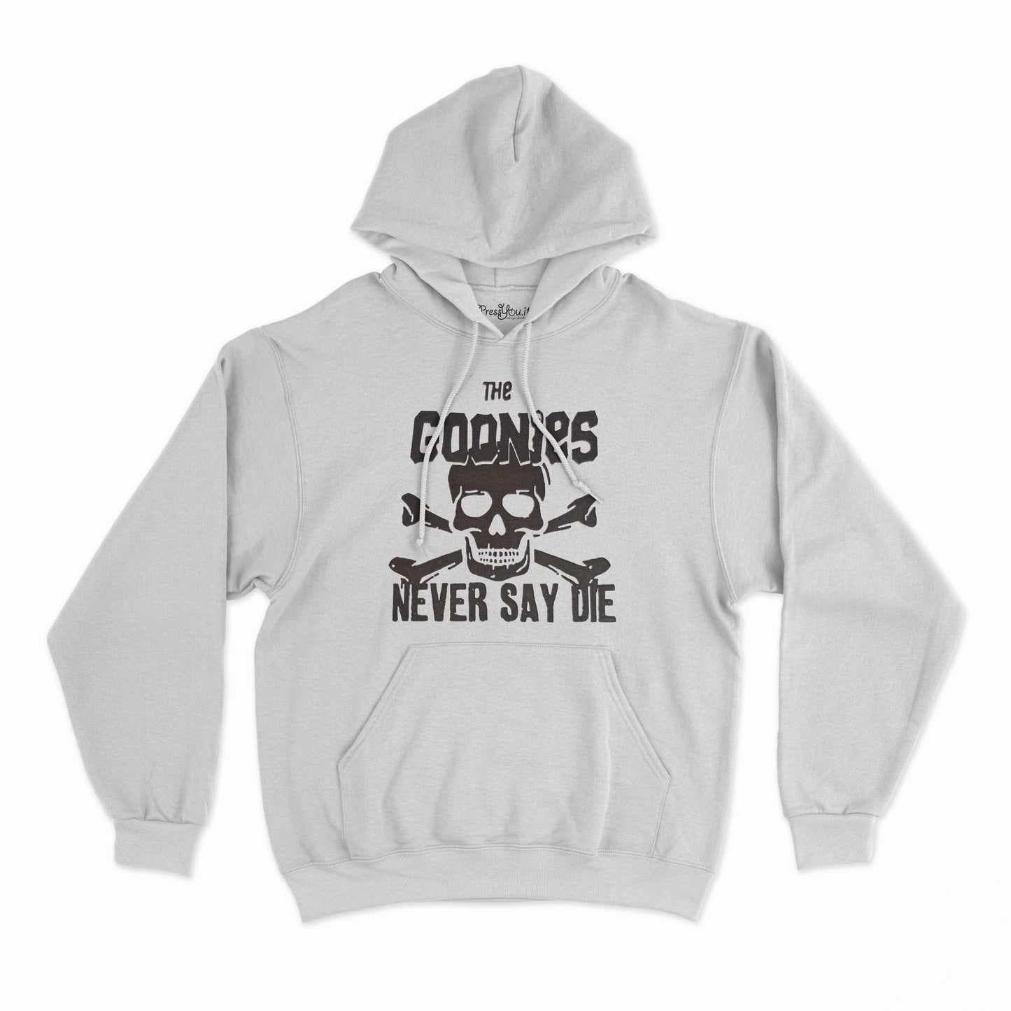 felpa con cappuccio unisex- never say die