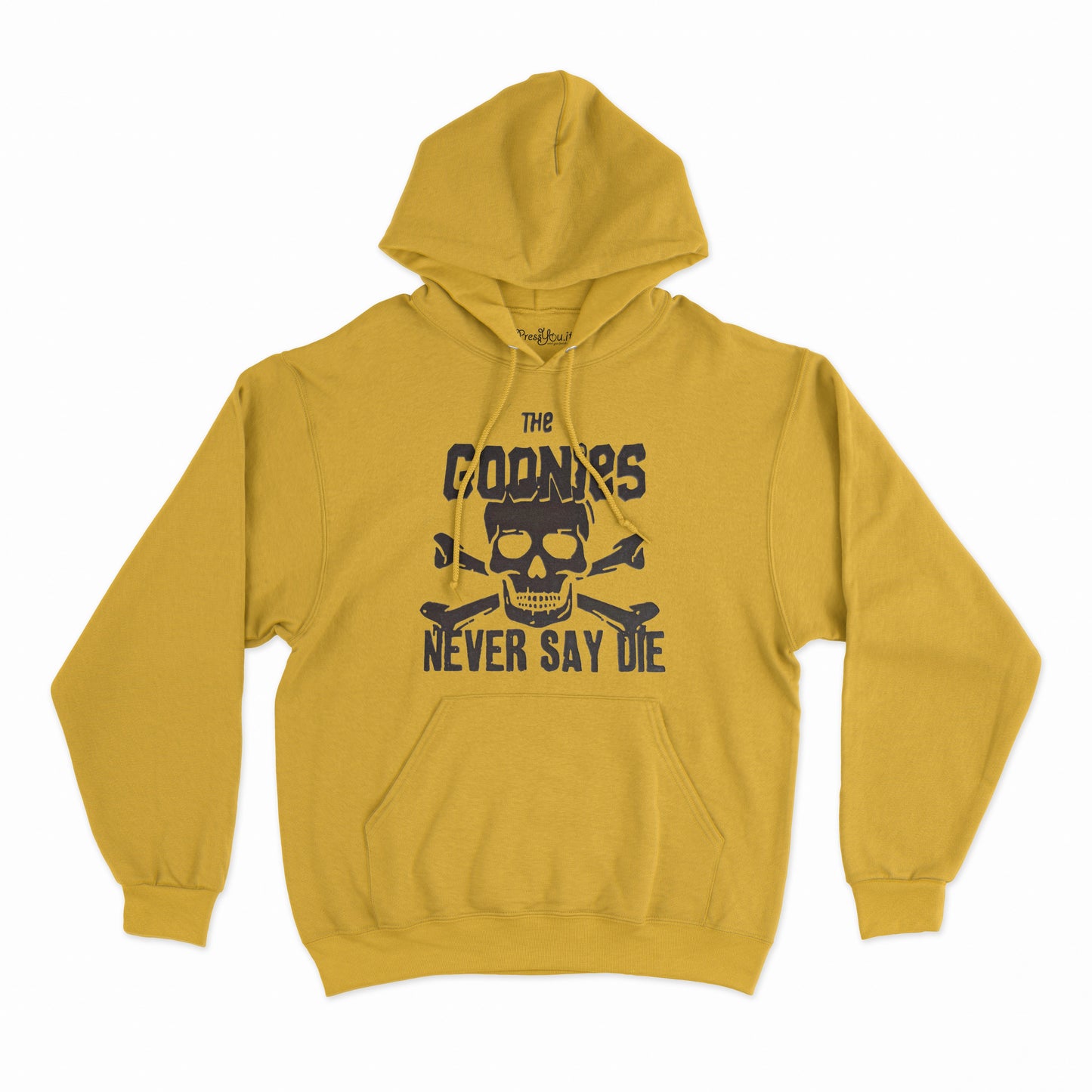 felpa con cappuccio unisex- never say die