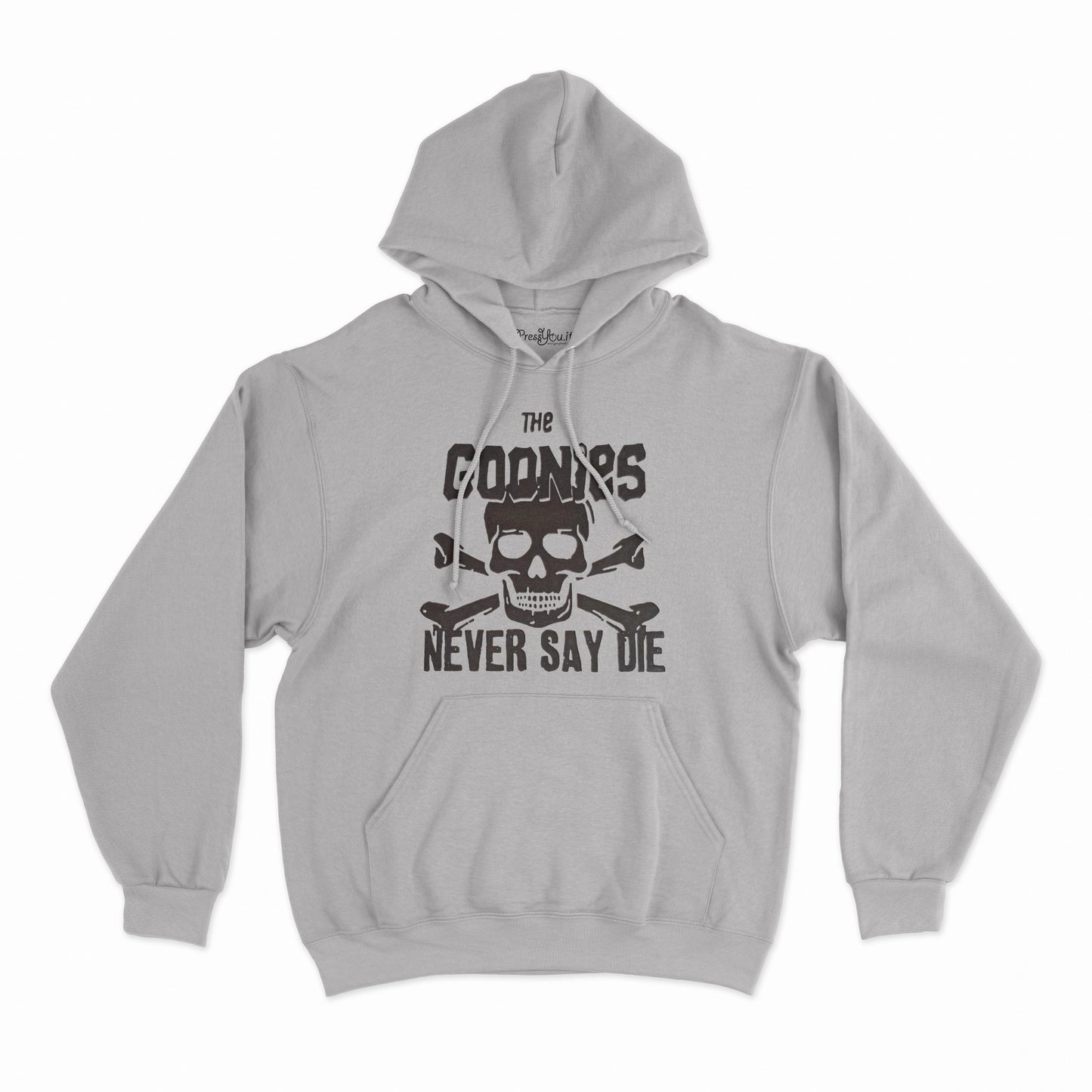 felpa con cappuccio unisex- never say die