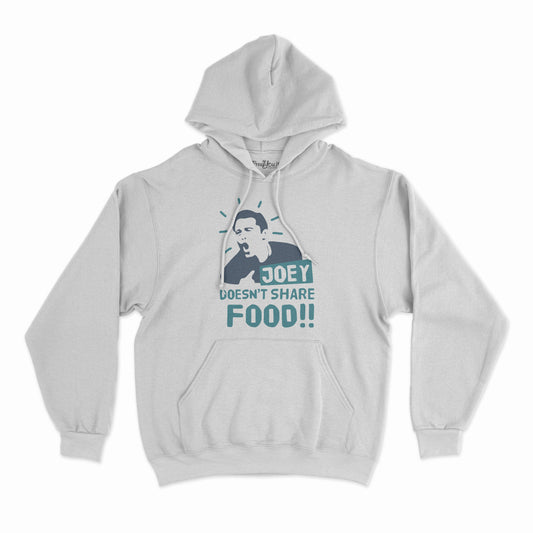 felpa con cappuccio unisex- joey doesnt share food