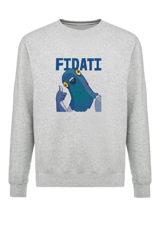 felpa girocollo unisex- fidati