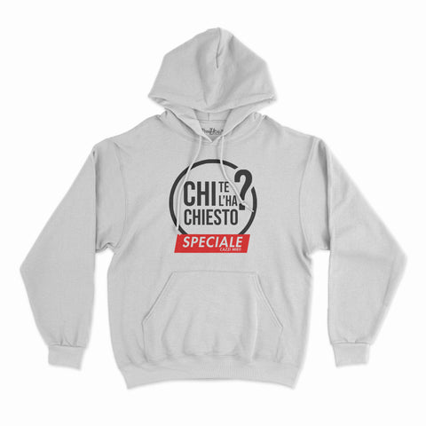 felpa con cappuccio unisex-chi te lo ha chiesto