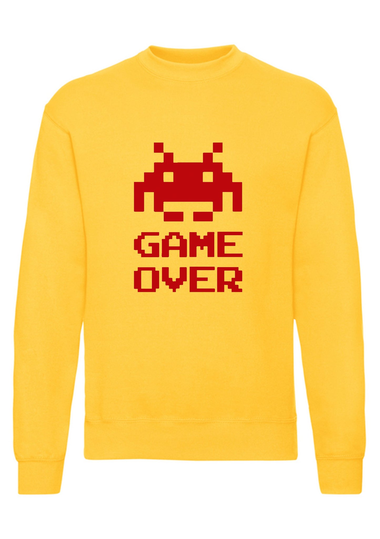 felpa girocollo unisex- game over