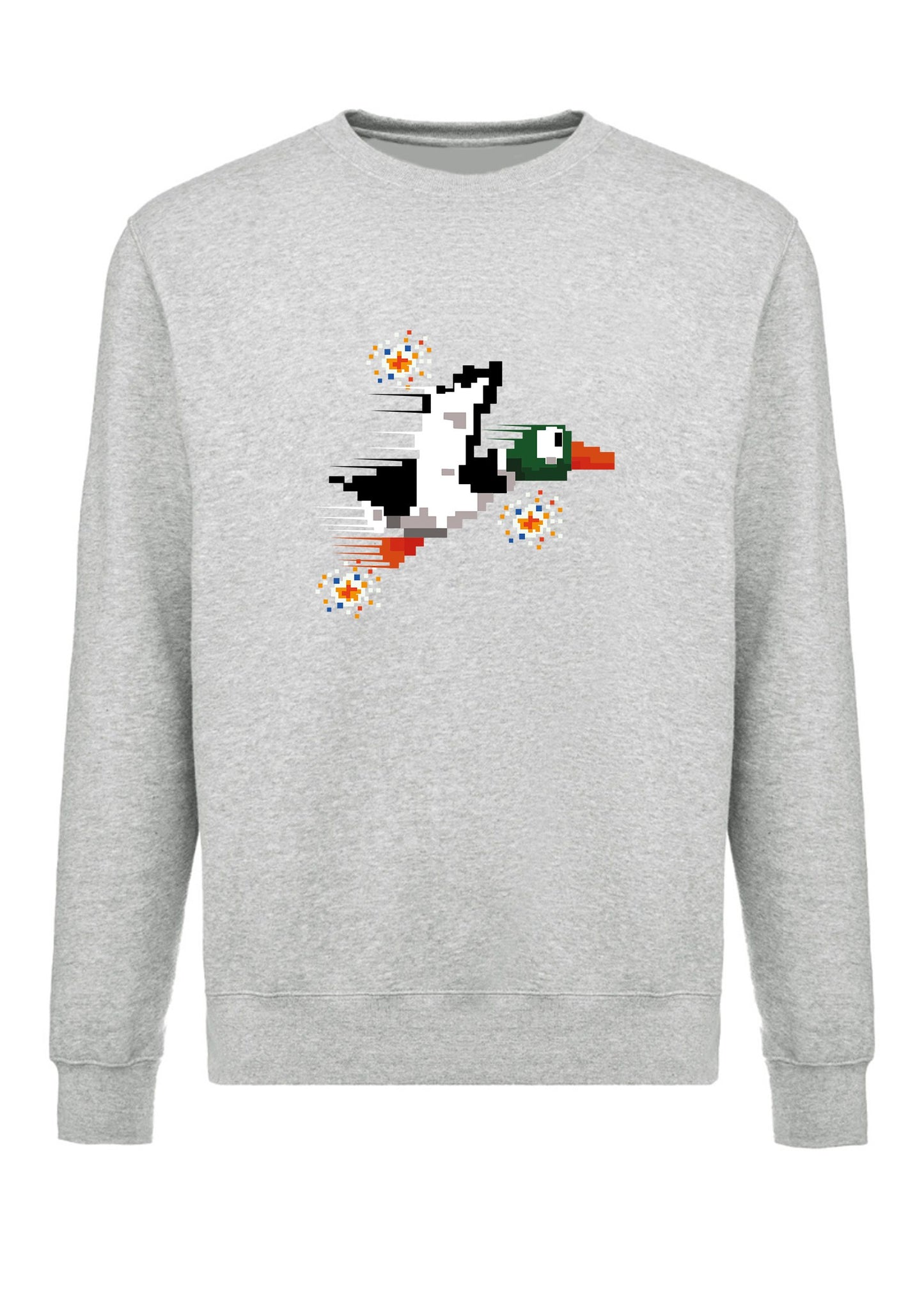 felpa girocollo unisex- DUCK HUNT