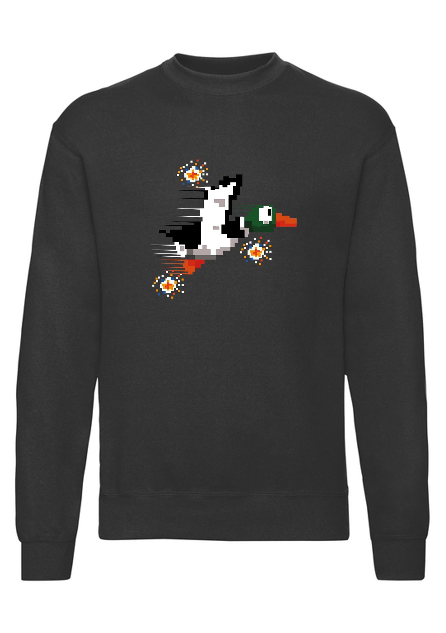 felpa girocollo unisex- DUCK HUNT