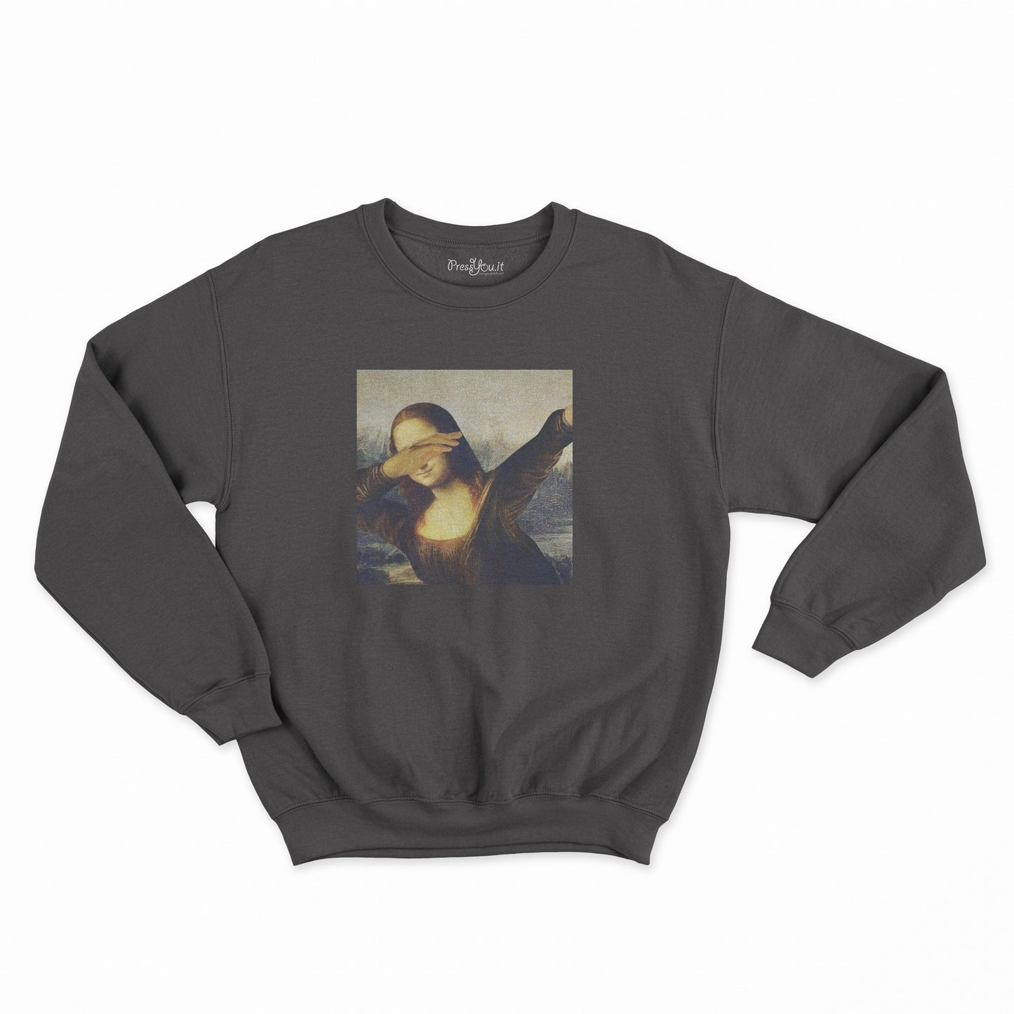 felpa girocollo unisex- gioconda dab