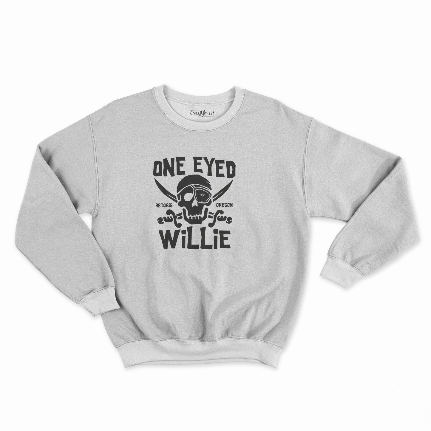 felpa girocollo unisex- one eyed willie