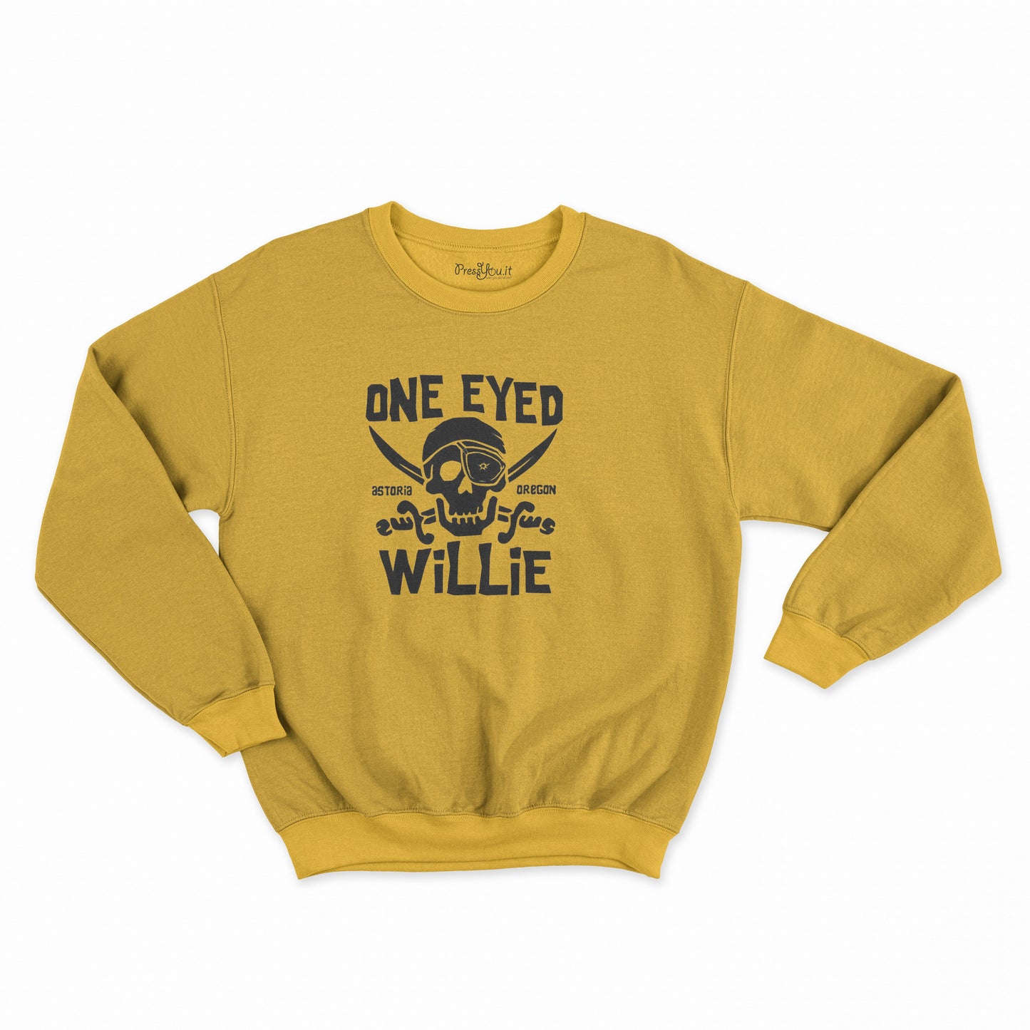 felpa girocollo unisex- one eyed willie