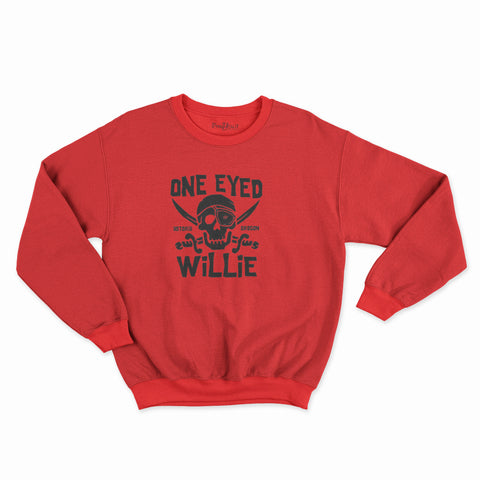 felpa girocollo unisex- one eyed willie