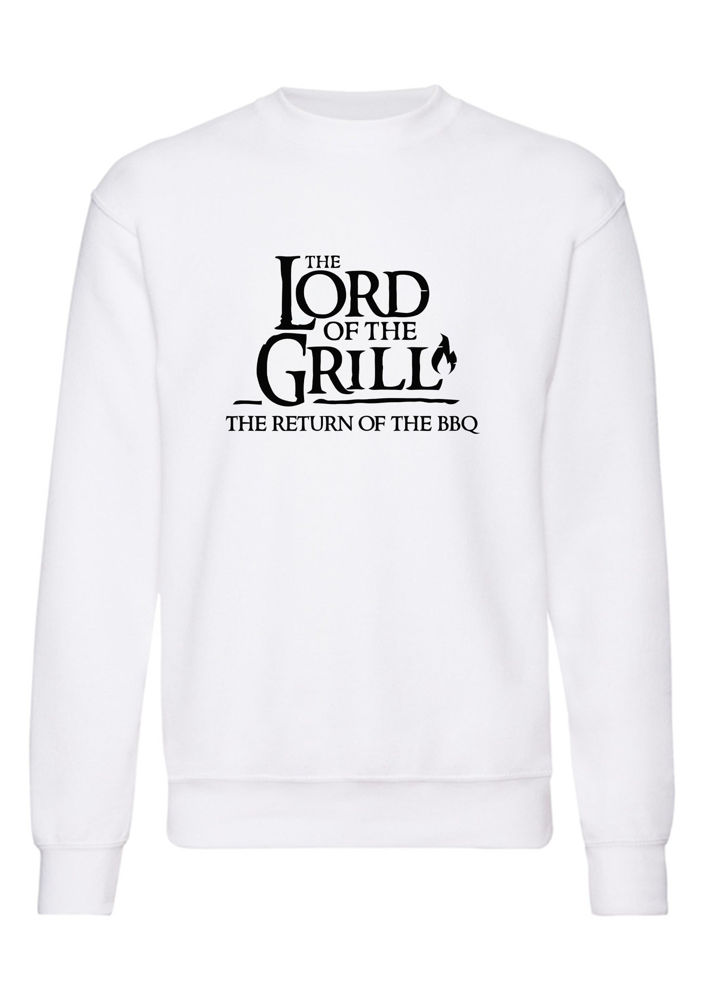 felpa girocollo unisex- the lord of the grill