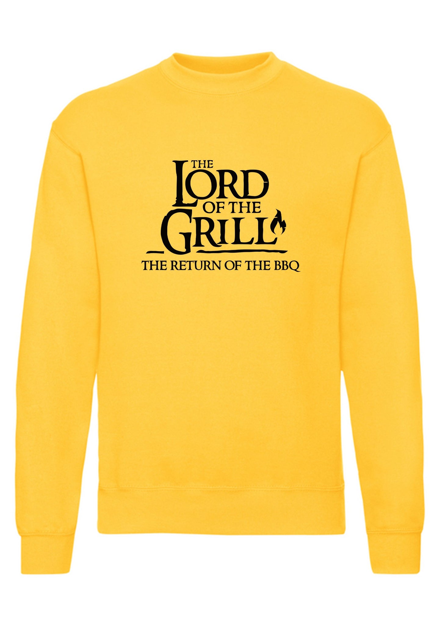 felpa girocollo unisex- the lord of the grill