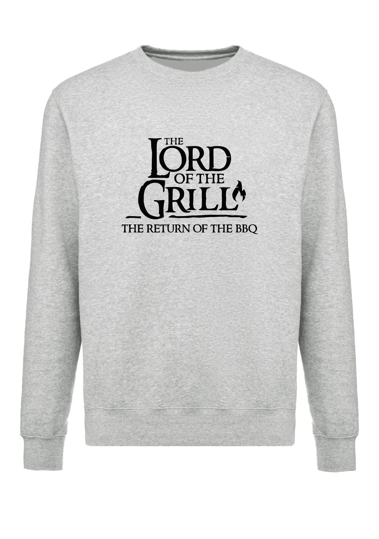 felpa girocollo unisex- the lord of the grill