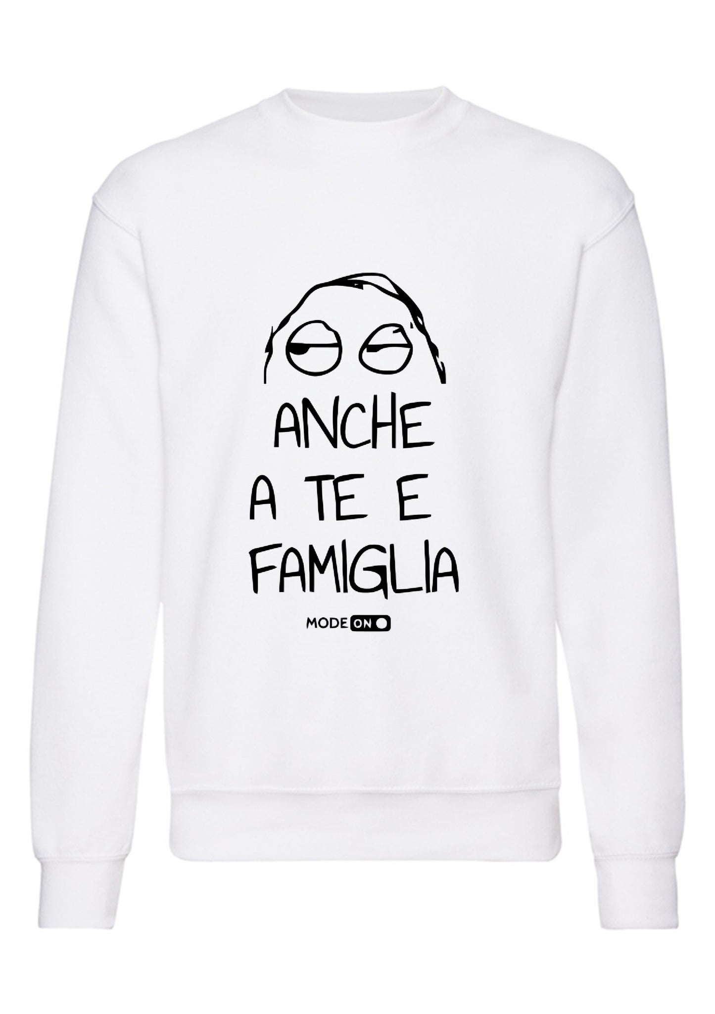 felpa girocollo unisex- anche a te e famiglia