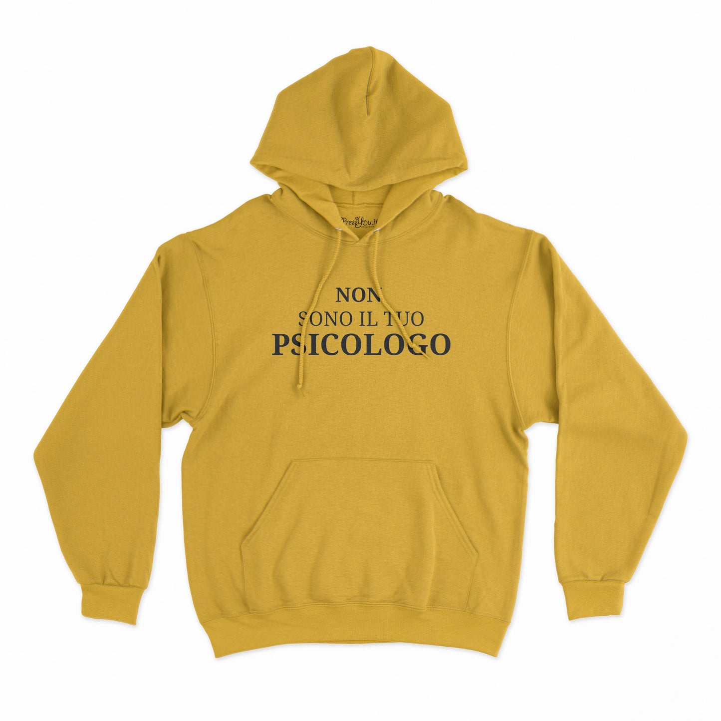 felpa con cappuccio unisex- NON SONO IL TUO PSICOLOGO