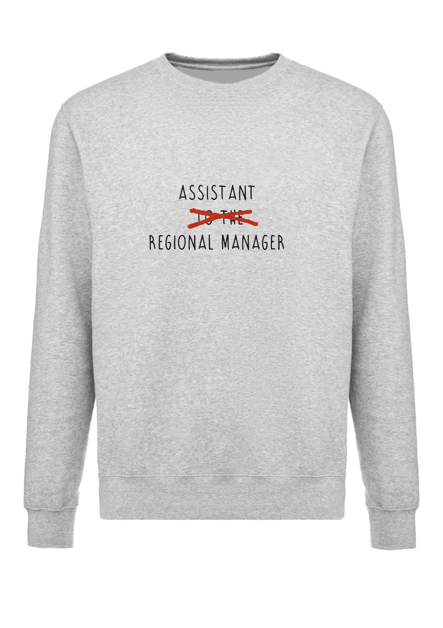 felpa girocollo unisex- assistant to the regional manager