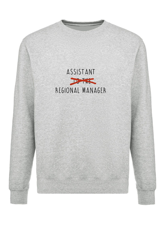 felpa girocollo unisex- assistant to the regional manager