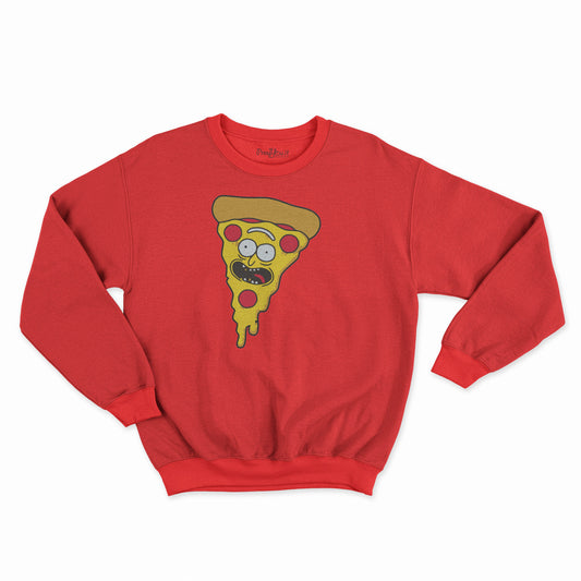 felpa girocollo unisex- pizza rick