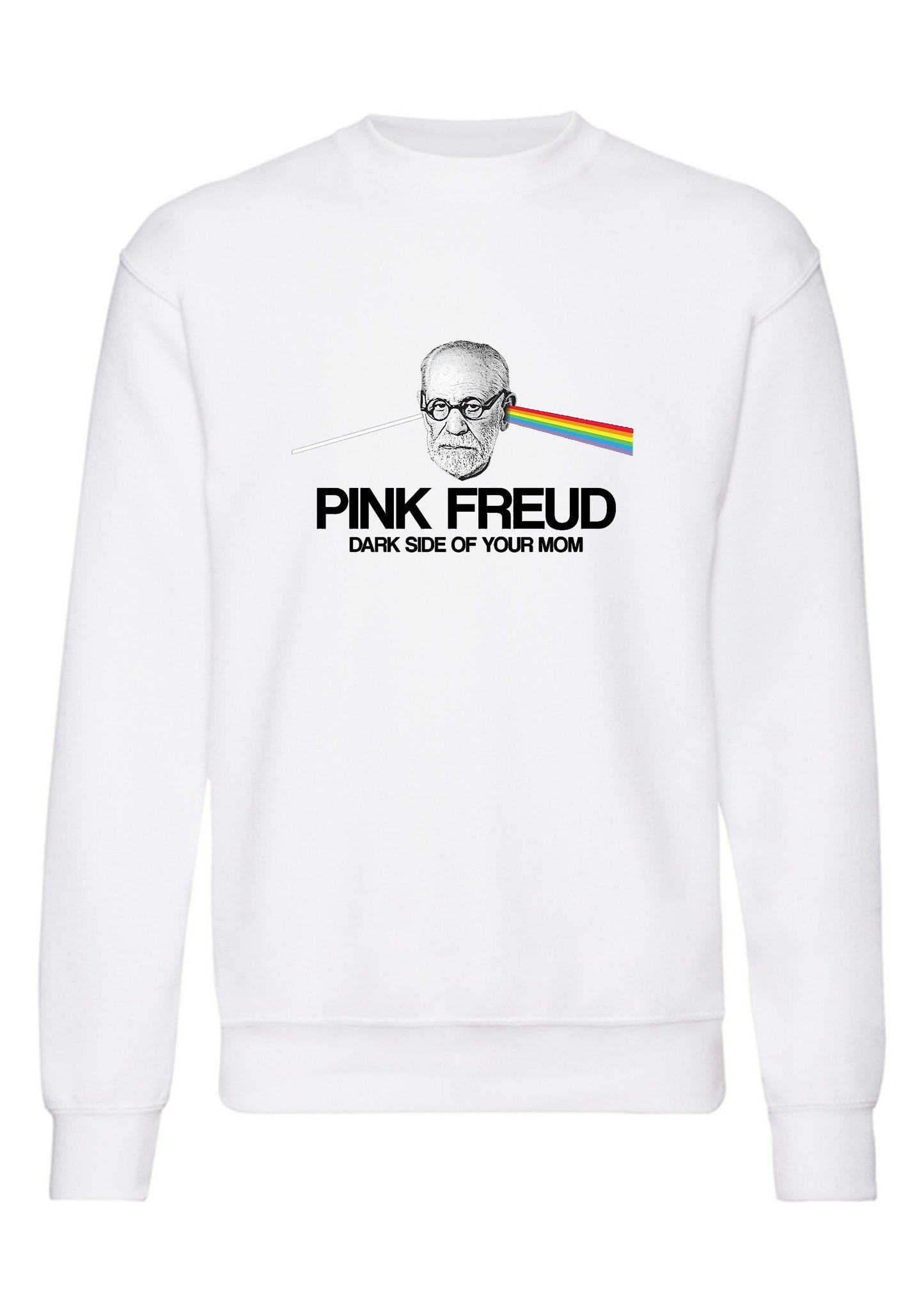 felpa girocollo unisex- pink freud