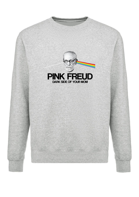 felpa girocollo unisex- pink freud