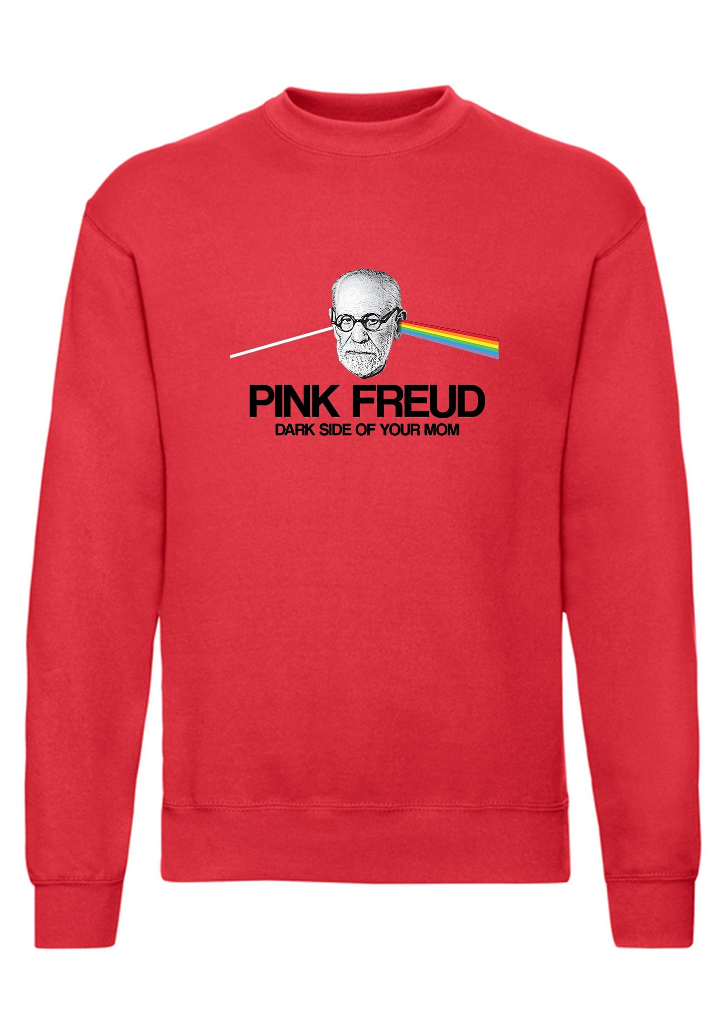 felpa girocollo unisex- pink freud