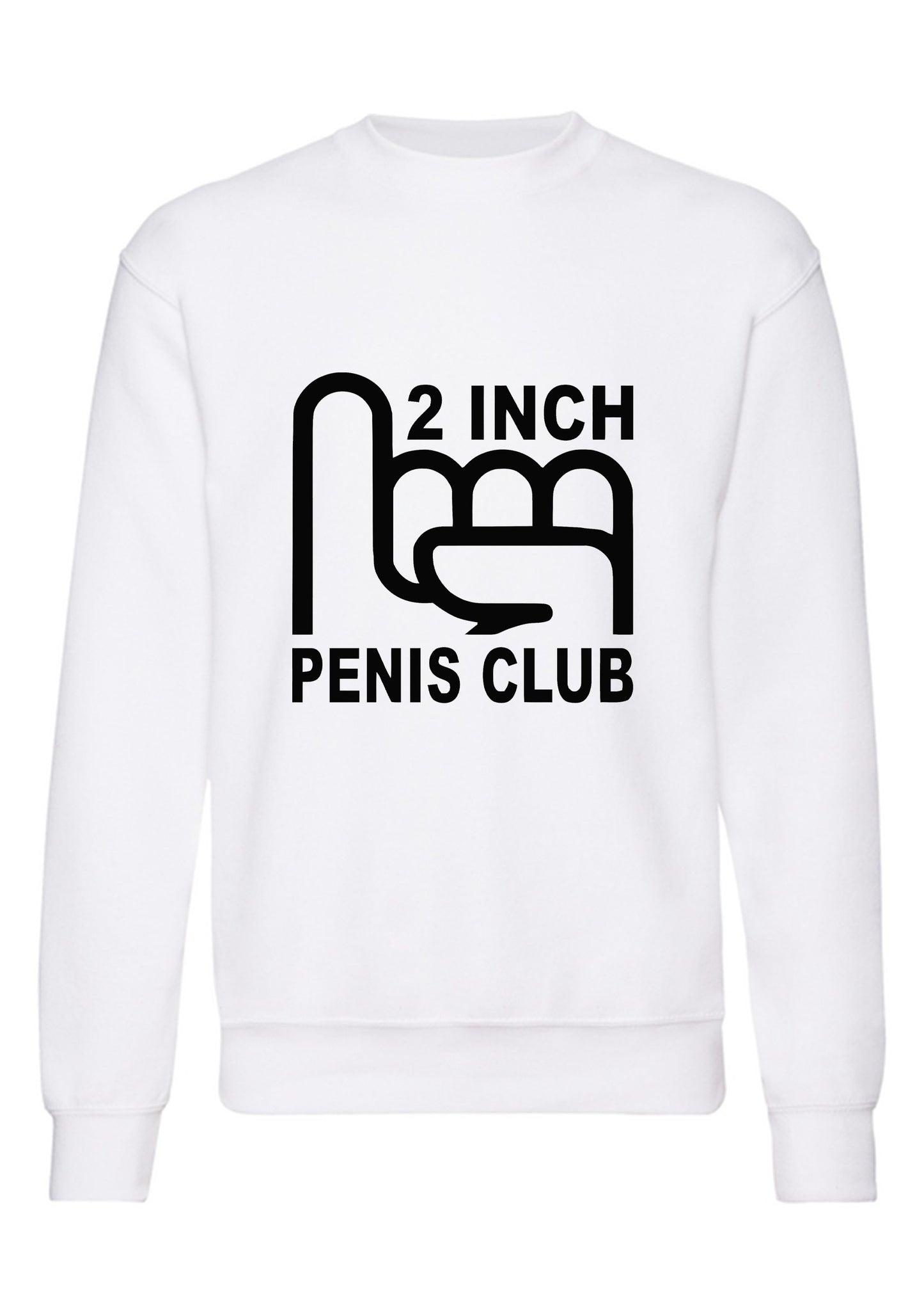 felpa girocollo unisex- 2 inch penis club