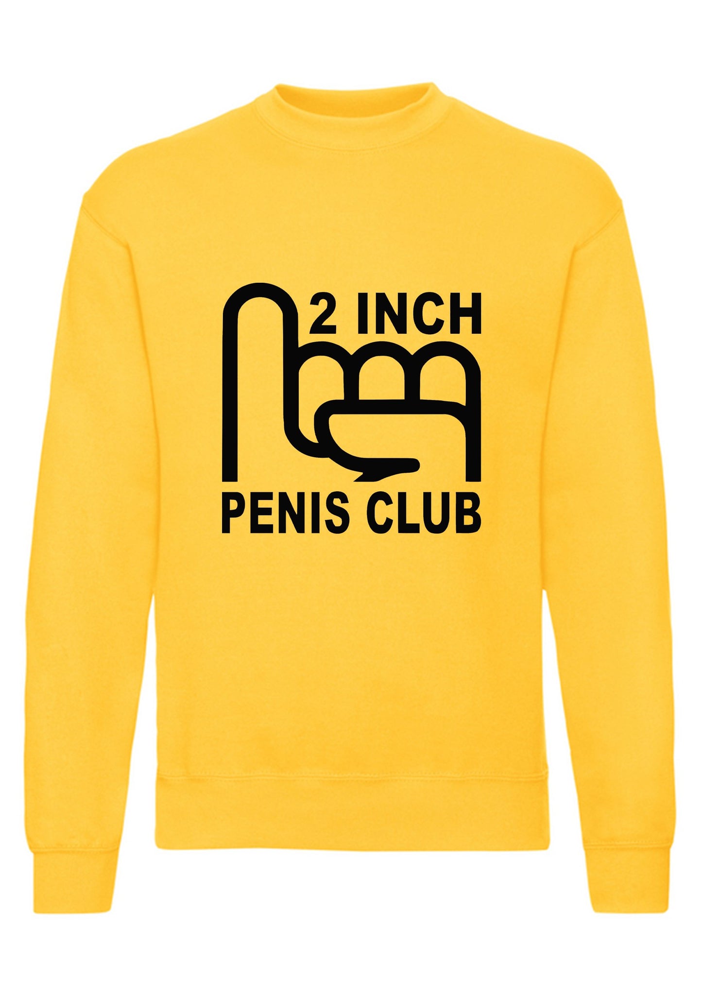 felpa girocollo unisex- 2 inch penis club