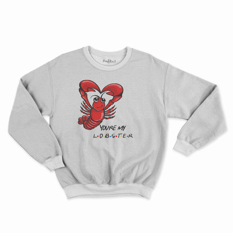 felpa girocollo unisex- you re my lobster