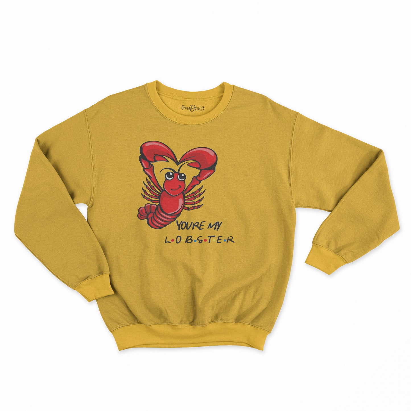 felpa girocollo unisex- you re my lobster