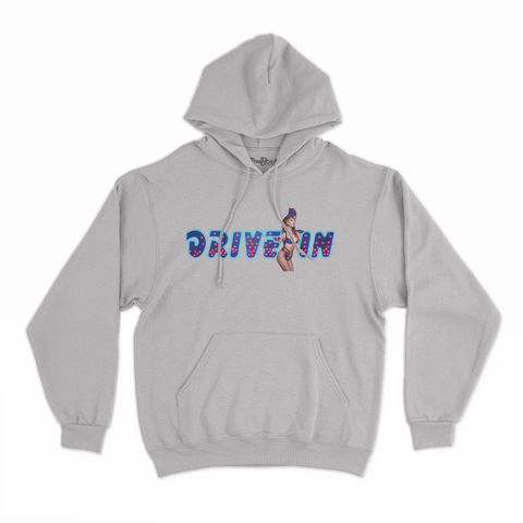 felpa con cappuccio unisex-programma televisivo italiano anni 80° drive 20250091