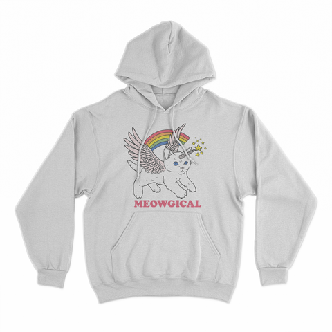 felpa cappuccio unisex- meowgical trs