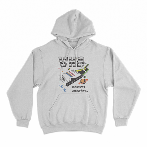 felpa cappuccio unisex-  the future is here