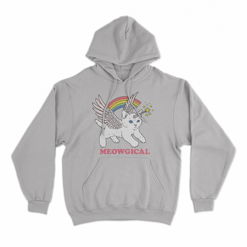 felpa cappuccio unisex- meowgical trs