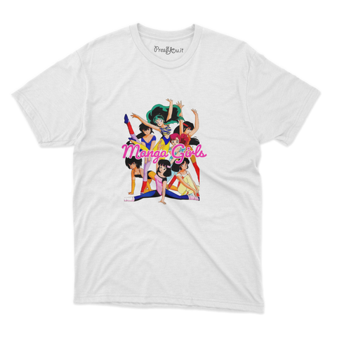 maglietta t-shirt- manga girls