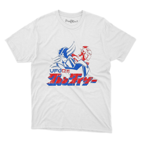 maglietta t-shirt- ufo robottone manga