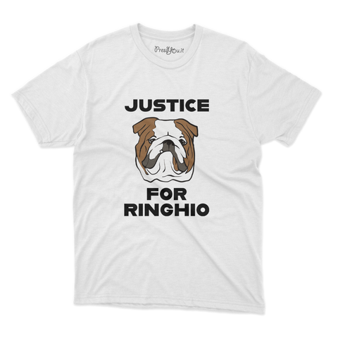maglietta t-shirt- justice for ringhio giustizia per ringhio