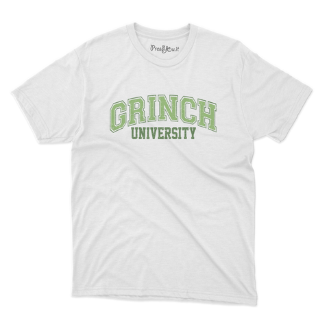 maglietta t-shirt- grinch university natale