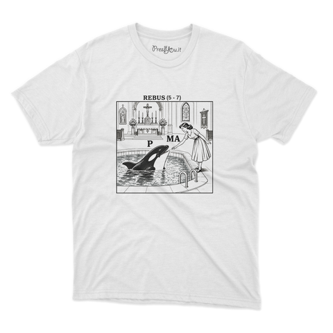 maglietta t-shirt- rebus maleducato