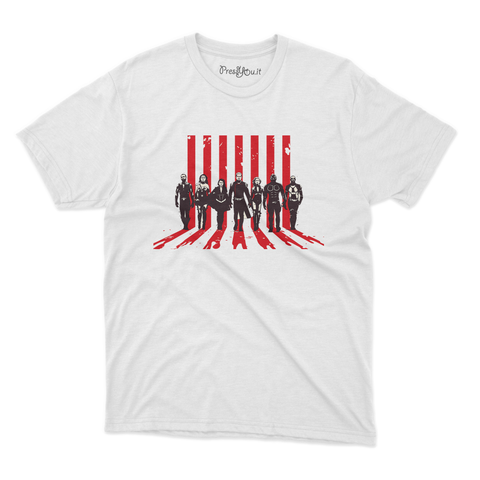 maglietta t-shirt- eroi cattivi