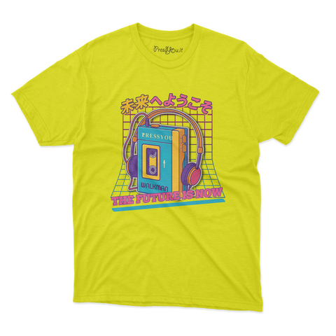 maglietta t-shirt-  future is now