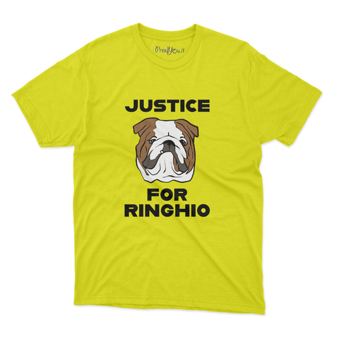 maglietta t-shirt- justice for ringhio giustizia per ringhio