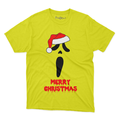 maglietta t-shirt- merry christmas urlo natale